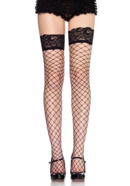 Leg Avenue Fence Net Thigh Highs 9037