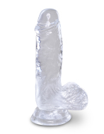 Pipedream King Cock Clear 5" with Balls - cena, porovnanie