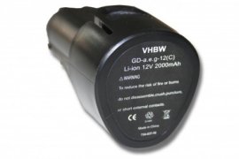 VHBW AEG L1215, L1215R 12V Li-Ion 2000mAh