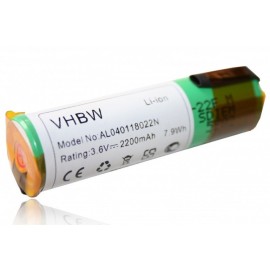 VHBW Bosch Ciso 3.6V 2200mAh