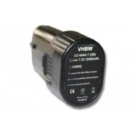 VHBW Makita CL070 7.2V Li-Ion 2000mAh - cena, porovnanie