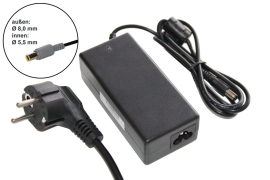 VHBW AC adaptér IBM 20V, 3.25A, 8.0 x 5.5mm - neoriginálny