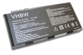 VHBW 3443 MSI BTY-M6D 6600mAh Li-Ion - neoriginálna