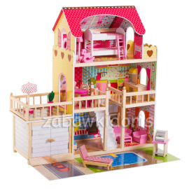 Dori Drevený domček pre bábiky Gia