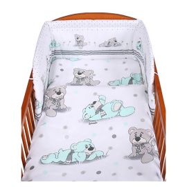 New Baby 3-dielne posteľné obliečky medvedík