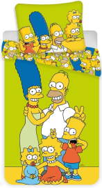 Jerry Fabrics The Simpsons Family Green