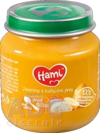 Nutricia Hami Zelenina s kuracími prsiami 125g