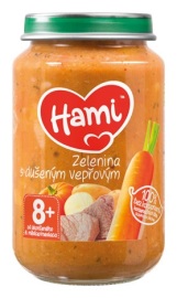 Nutricia Hami Zelenina s duseným bravčovým 200g