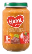 Nutricia Hami Paradajky s hovädzím a vaječným žĺtkom 200g - cena, porovnanie