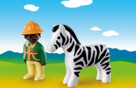 Playmobil 9257 - Lovec so zebrou