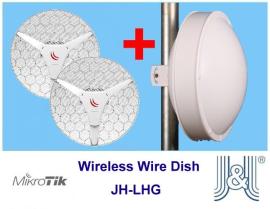 Mikrotik KitLHGRad Wireless Wire Dish