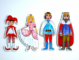 Marionetino Gašparko, princezná, princ, kráľ - bábky