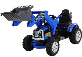 Elektrický traktor pre deti s radlicou