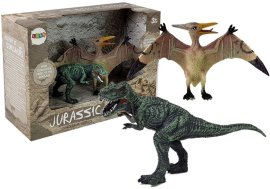 Dinosaurus Spinosaurus a Pteranodon