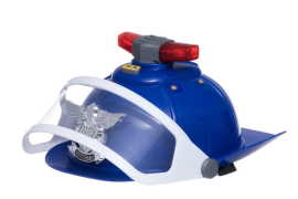 Wiky Policajná helma s efektami 27cm