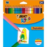 BIC Pastelky Tropicolors 24 ks - cena, porovnanie