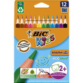 BIC Trojboké Evolution pastelky 12 ks