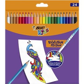 BIC Gumovacie pastelky 24 ks