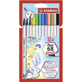 Stabilo Pen 68 brush 12 farieb