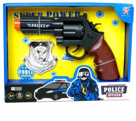 Mac Toys Policajná pištoľ s odznakom
