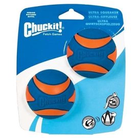 Chuckit! Ultra Squeaker Ball Medium - pískacia - 2 na karte