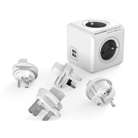 PowerCube Rewirable USB + Travel Plugs