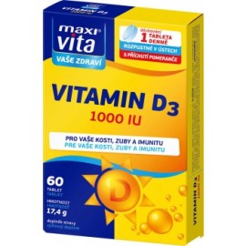 Maxivita Vitamín D3 1000 IU 60tbl