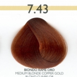 Maxima Tutto Farba na vlasy -7-43 Stredne hnedá medená zlatohnedá