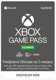 Microsoft Xbox Game Pass Ultimate - 3 mesačné predplatné