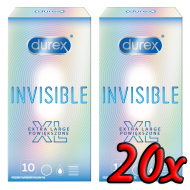 Durex Invisible XL 20ks - cena, porovnanie