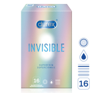 Durex Invisible Superthin 16ks - cena, porovnanie