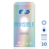 Durex Invisible Superthin 10ks - cena, porovnanie