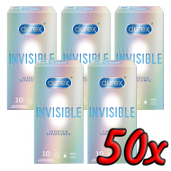 Durex Invisible Superthin 50ks - cena, porovnanie