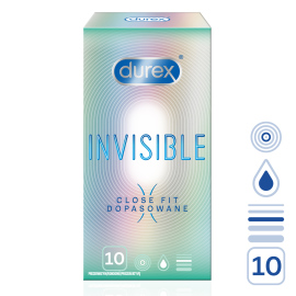 Durex Invisible Close Fit 10ks