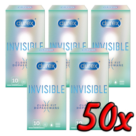 Durex Invisible Close Fit 50ks