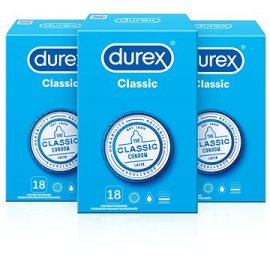 Durex Classic Pack 3x18ks