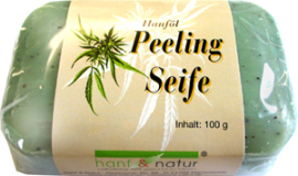 Hanf & Natur Peelingové konopné rastlinné mydlo 100g
