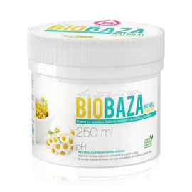 Biobaza Natural Sensitive krém na citlivú pokožku s harmančekom a slamienkou 250ml