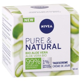 Nivea Pure & Natural Aloe Vera denný krém 50ml