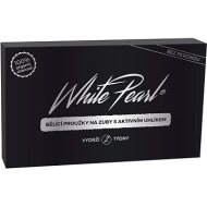 White Pearl Bieliace prúžky Charcoal 28 ks - cena, porovnanie