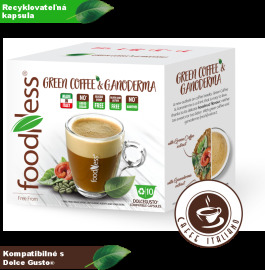 Foodness Zelená káva s Reishi 10ks