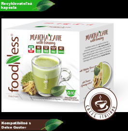 Foodness Matcha Latte so ženšenom 10ks