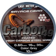 Savage Gear Carbon49 0,60 mm 16 kg 35 lb 10 m Coated Grey - cena, porovnanie