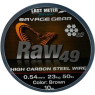 Savage Gear Raw49 0,54 mm 23 kg 50 lb 10 m Uncoated Brown - cena, porovnanie