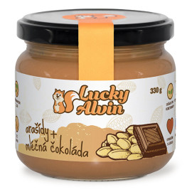 Lucky Alvin Arašidy + mliečna čokoláda 330g