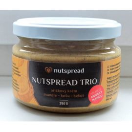 Nutspread Orieškový krém Trio z troch druhov orechov 250g