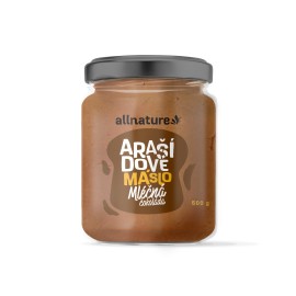 Allnature Arašidové maslo s mliečnou čokoládou 500g