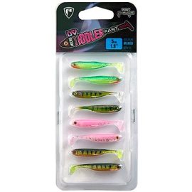 Fox Rage Micro Tiddler Fast Ultra UV 5cm Mixed Colours 8 ks