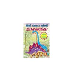 Nájdi, nalep a vyfarbi - Úžasné dinosaury