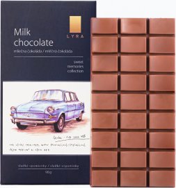 Lyra Milk chocolate Škoda 1000 MB 90g